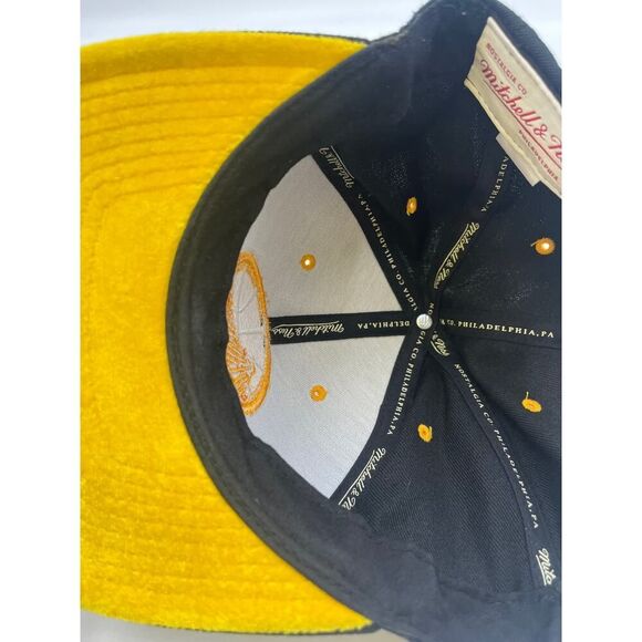 Y2K Golden State Warriors Black & Gold NBA Snapback hat cap 90s Y2K - Picture 6 of 6